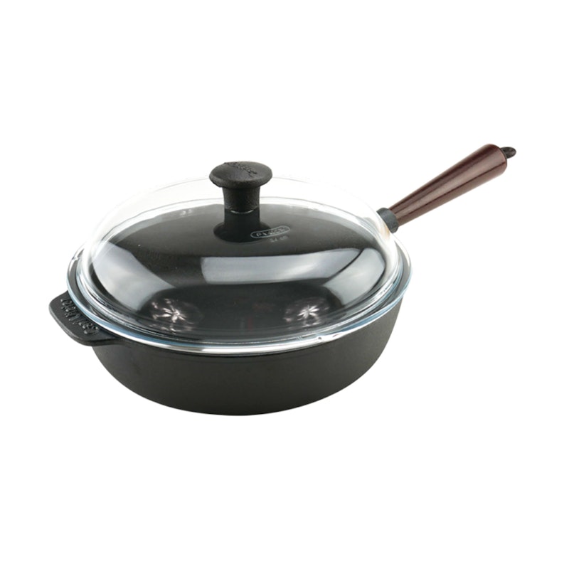 Sauté Pan With Lid 25 cm, Wooden Handle