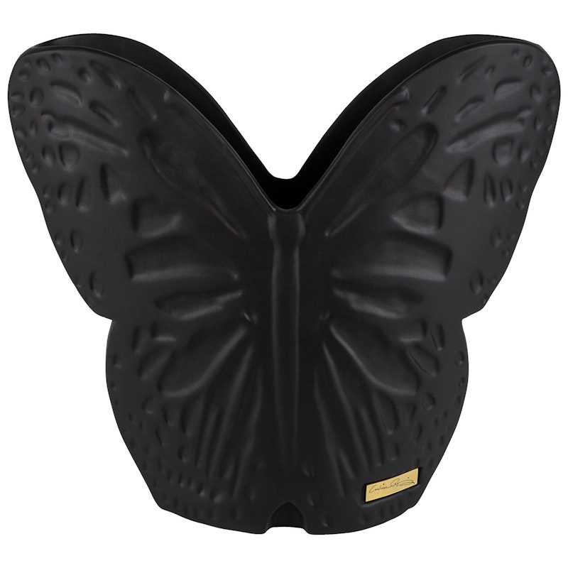 Secret Butterfly Vase Large, Black