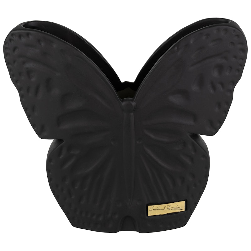 Secret Butterfly Vase Small, Black