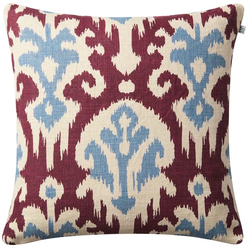 Adi Cushion Cover 50x50 cm, Dusty Blue / Ruby