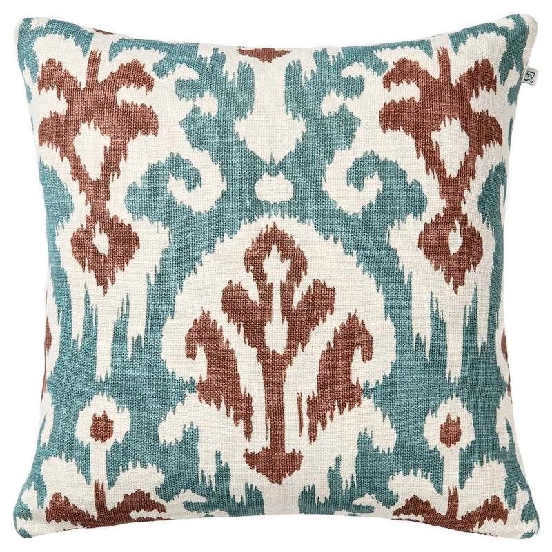 Adi Cushion Cover 50x50 cm, Blue / Terracotta