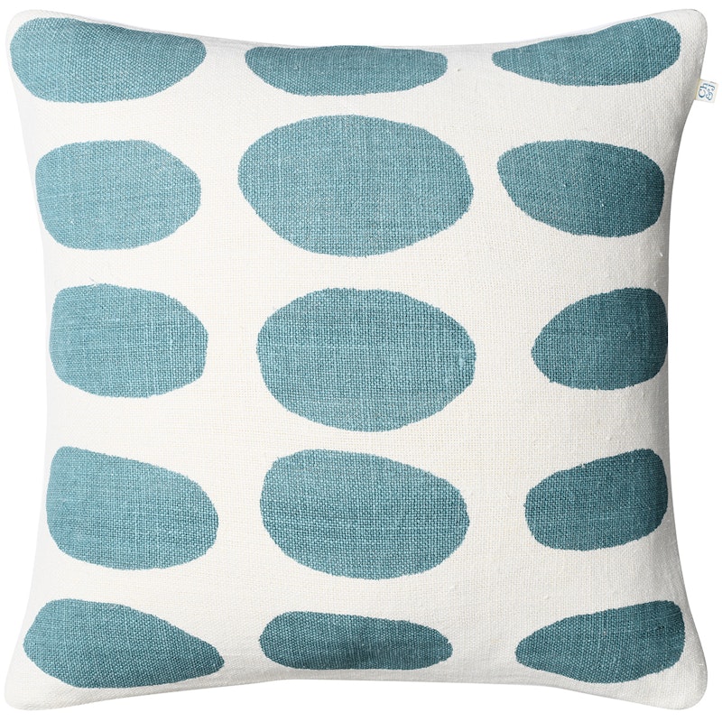 Asim Cushion Cover 50x50 cm, Off-white / Heaven Blue