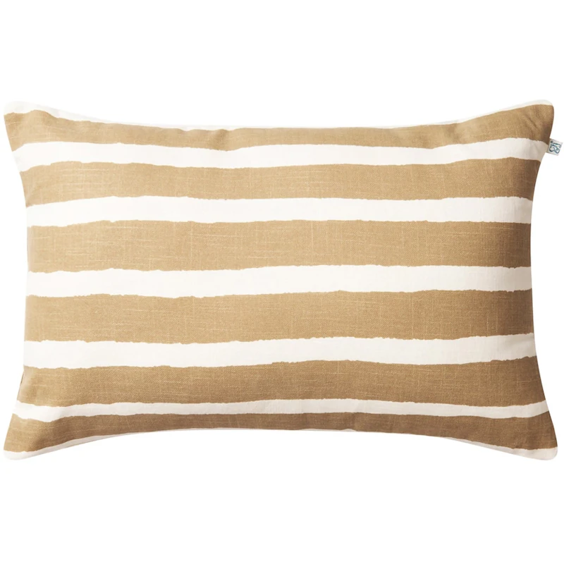 Block Stripe Outdoor Cushion 40x60 cm, Beige