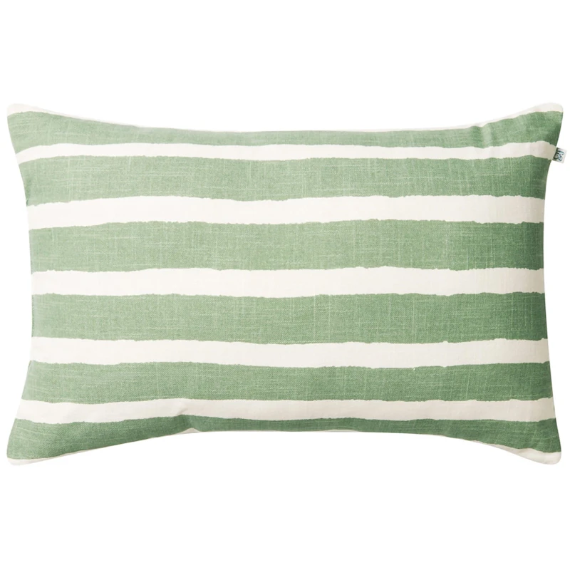 Block Stripe Outdoor Cushion 40x60 cm, Sage