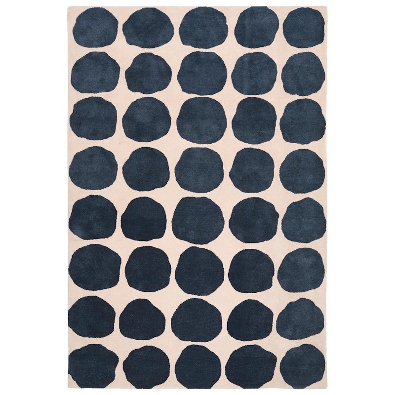 Dots Rug 230x320cm, Khaki/Blue Melange