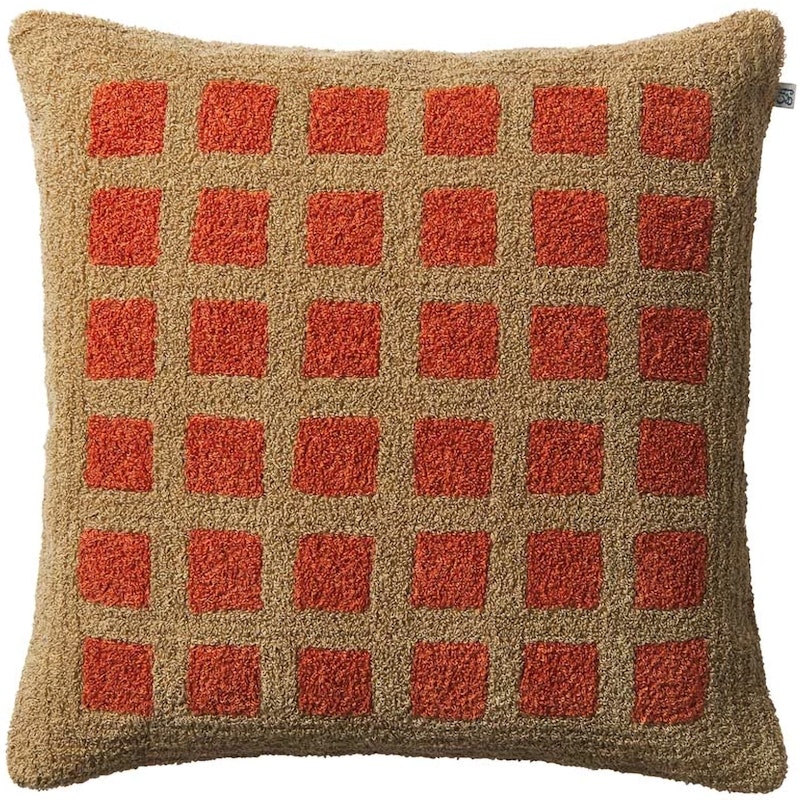 Mohan Cushion Cover 50x50 cm, Sand / Apricot Orange