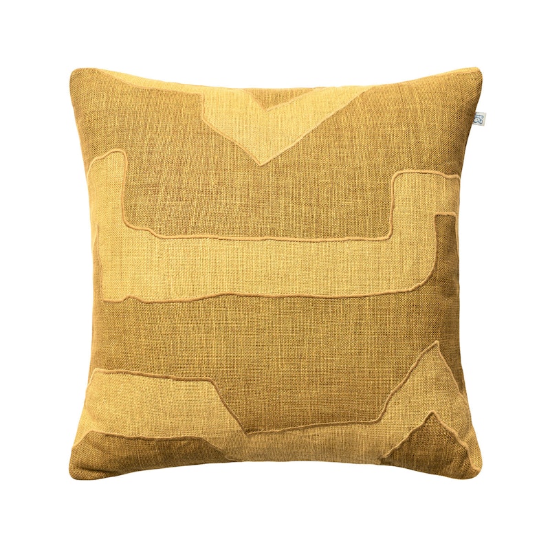 Sikkim Cushion Cover 50x50 cm, Masala Yellow