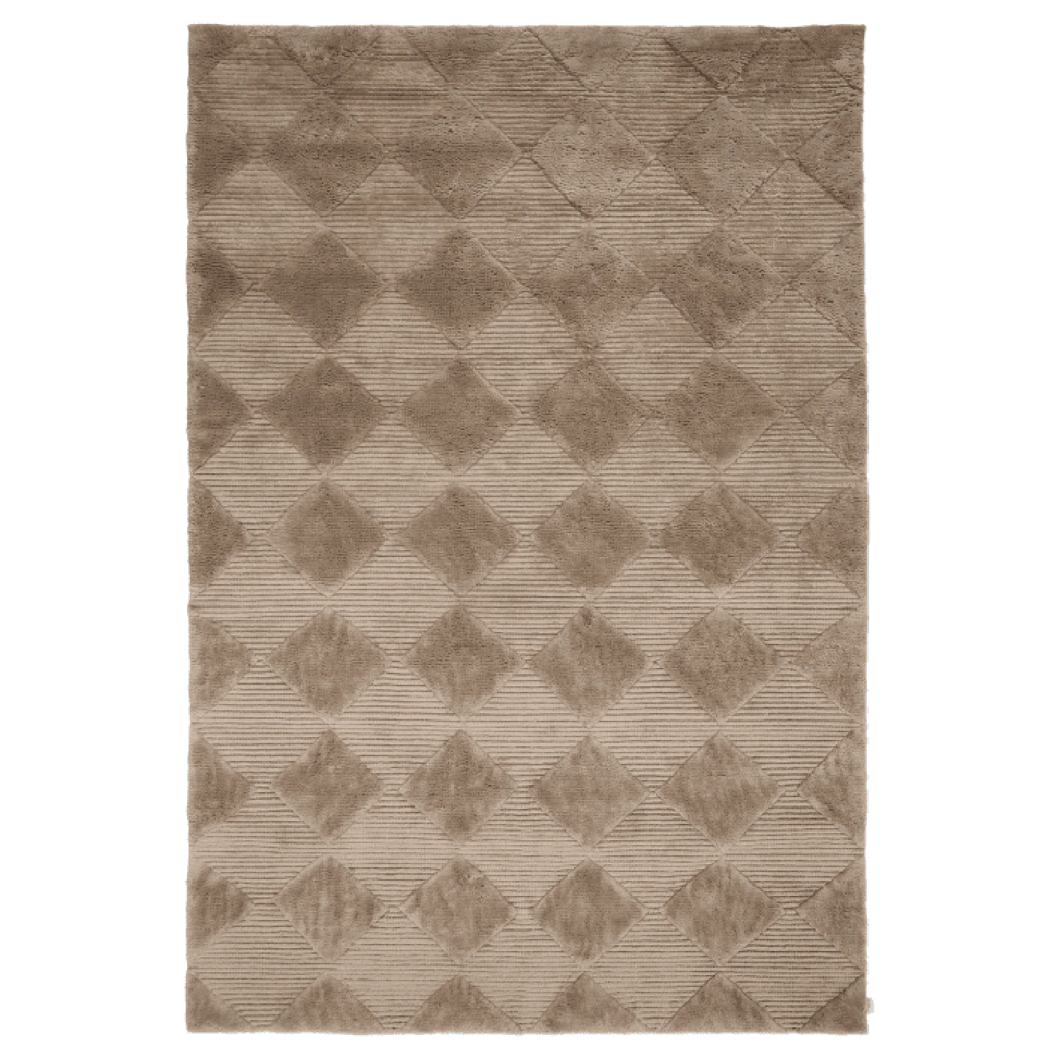 Berber Wool Rug 170x230 cm, Chocolate | RoyalDesign