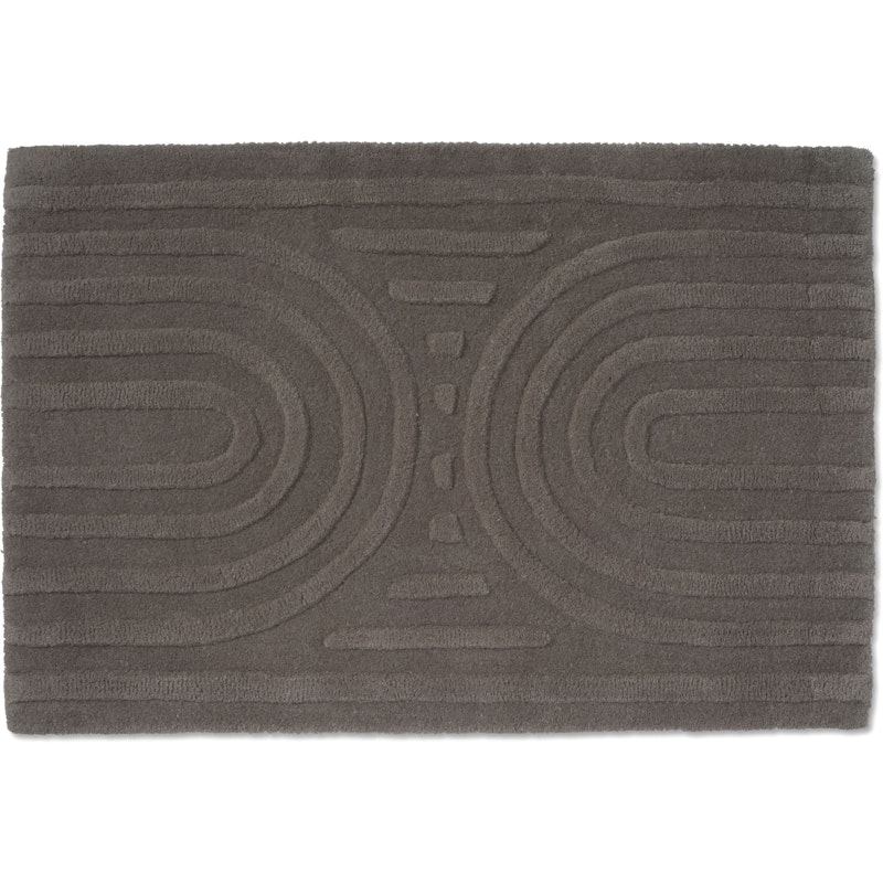 Curve Door Mat 60x90 cm, Titan