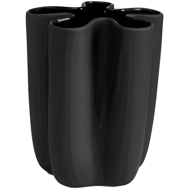 Tulipa Vase H20 cm, Black