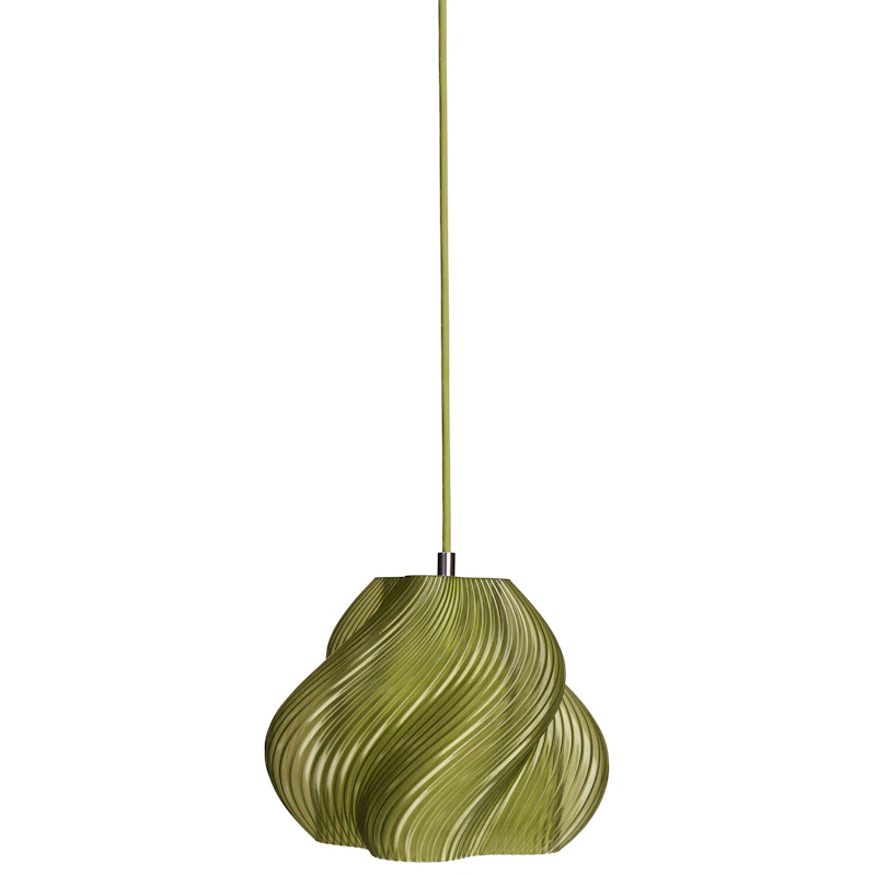 Soft Serve Pendant 01, Chrome / Olive