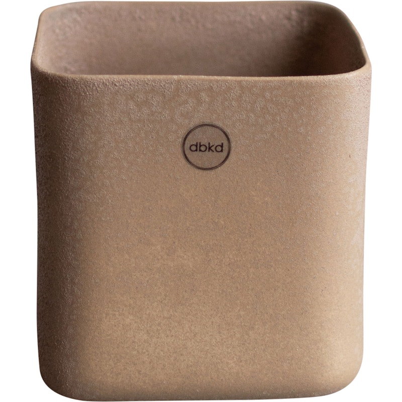 Cube Pot Small H15 cm, Sand