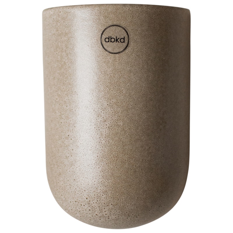 Cut Wall Pot Medium, Beige