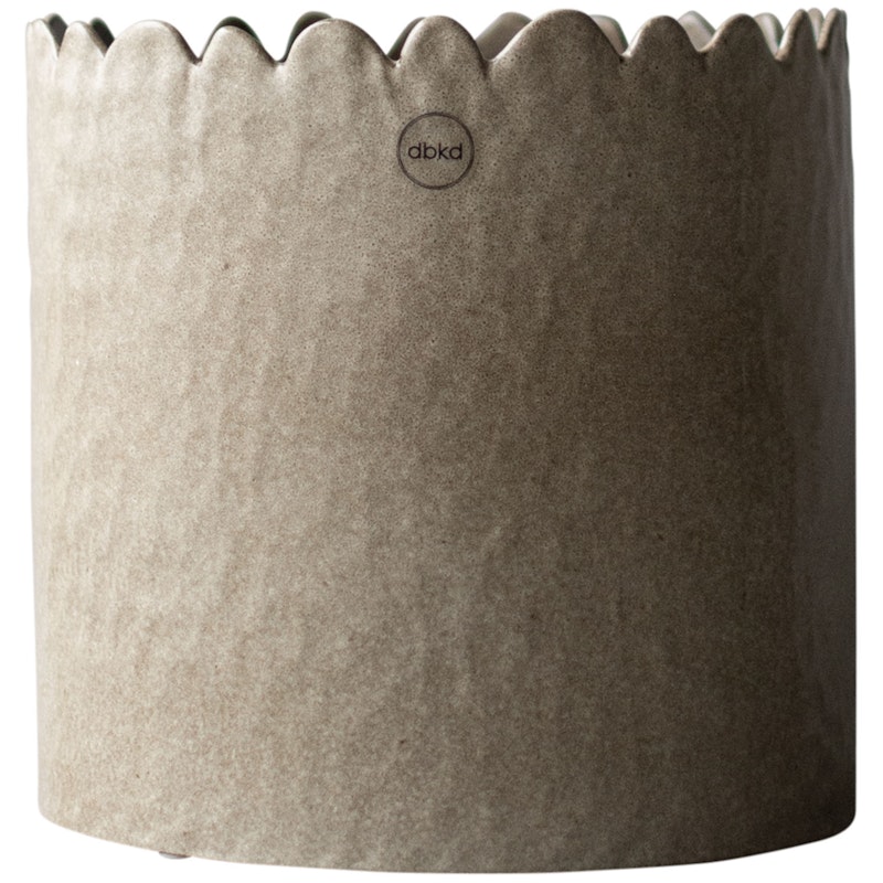 Flowery Pot Ø20 cm, Beige