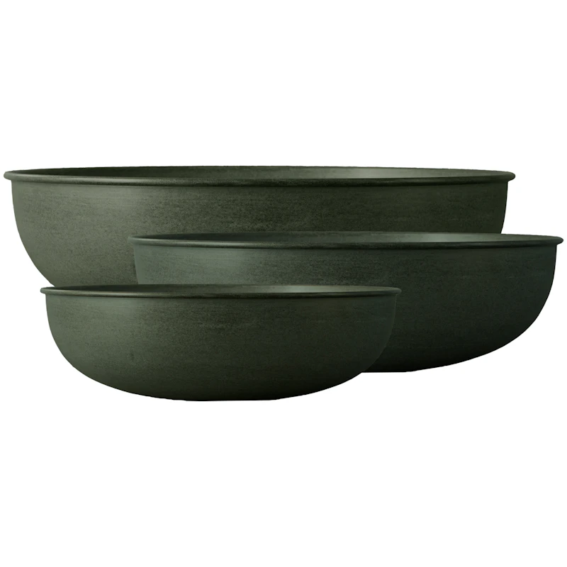 Out Pot / Bowl 3-pack, Green