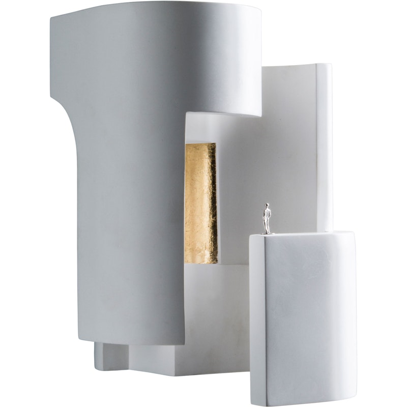 Soul Story Angle 1 Wall Lamp, White / Gold