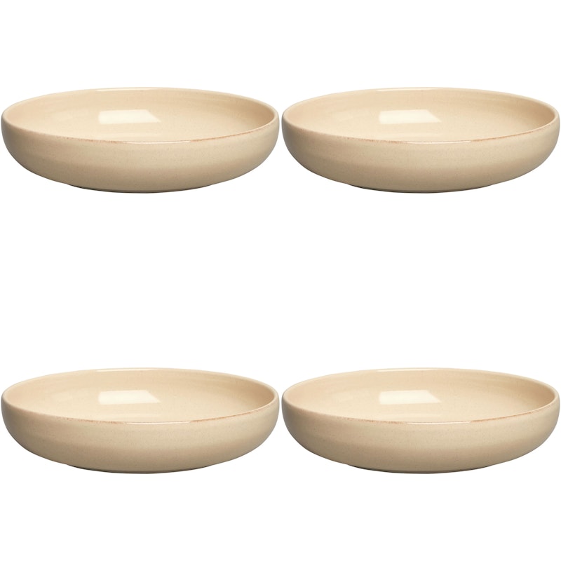 BON Bowl 22 cm 4-pack, Beige