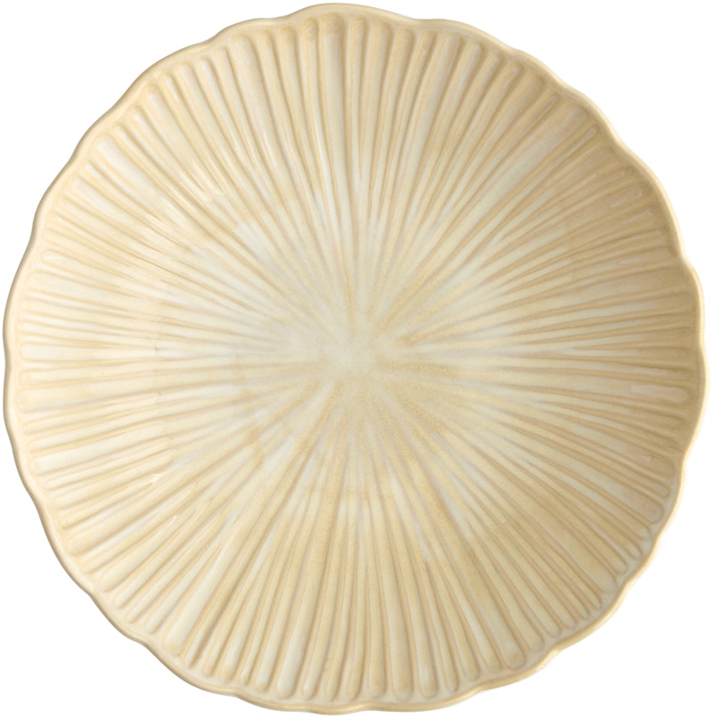 Daisy Deep Plate 22 cm, Cream