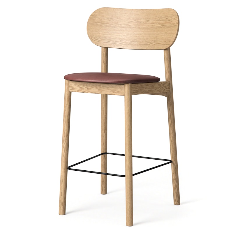 Elephant Bar Chair, Natural Oak / Brown Leather