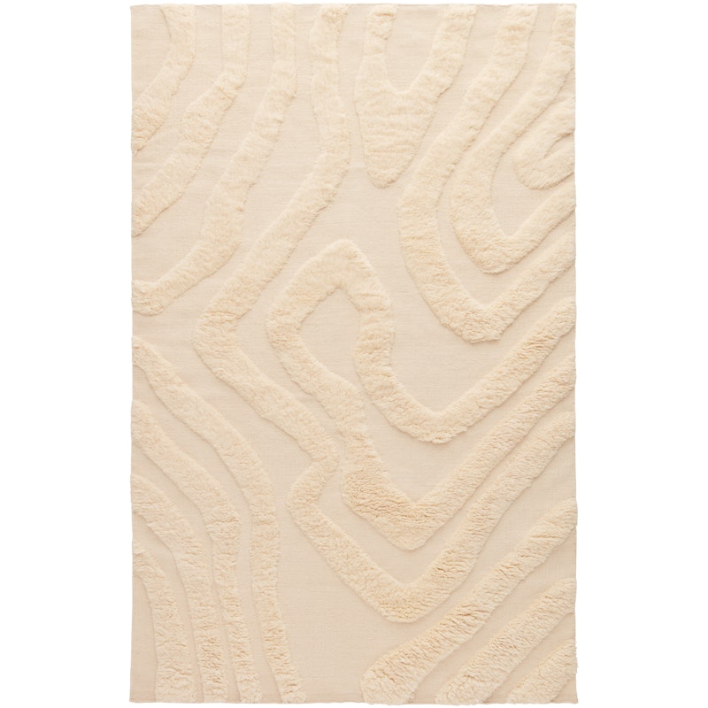 Flow Wool Rug 300x400 cm, Off-white