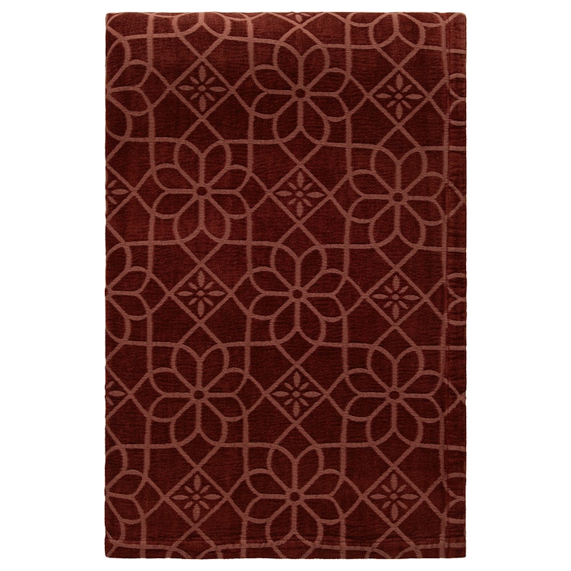Juliette Bedspread 260x260 cm, Dark Red