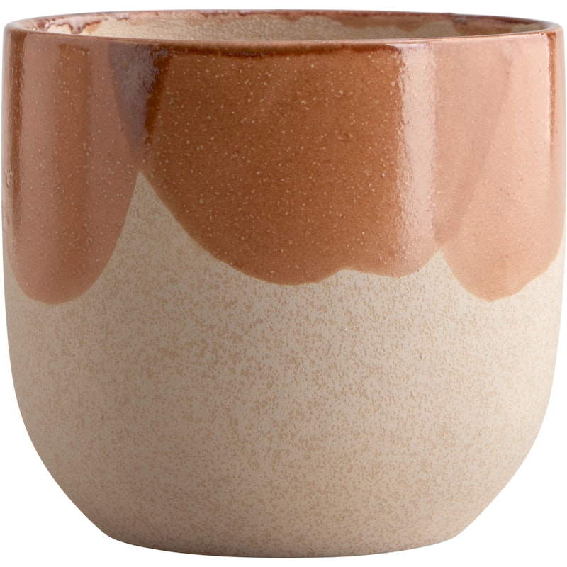 Nougat Planter Orange / Yellow / Cream, 17,5 cm