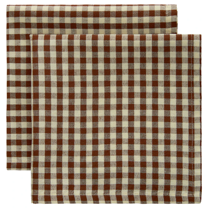 Oliva Napkin 45x45 cm 2-pack, Brown