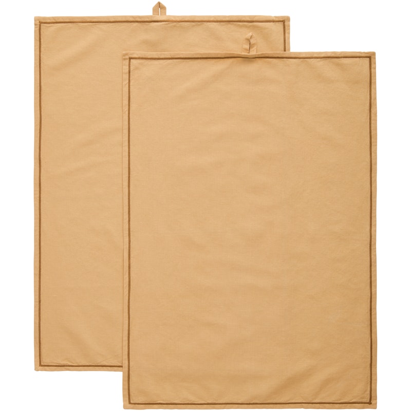 Sienna Kitchen Towel 2-pack 50x70 cm, Sand