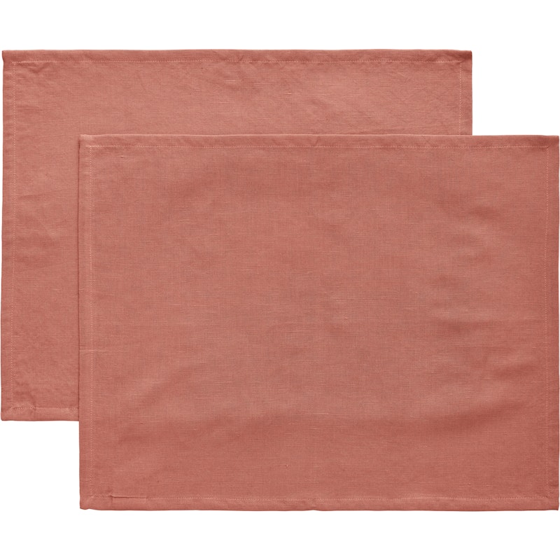 Sienna Placemat 35x45 cm 2-pack, Pink