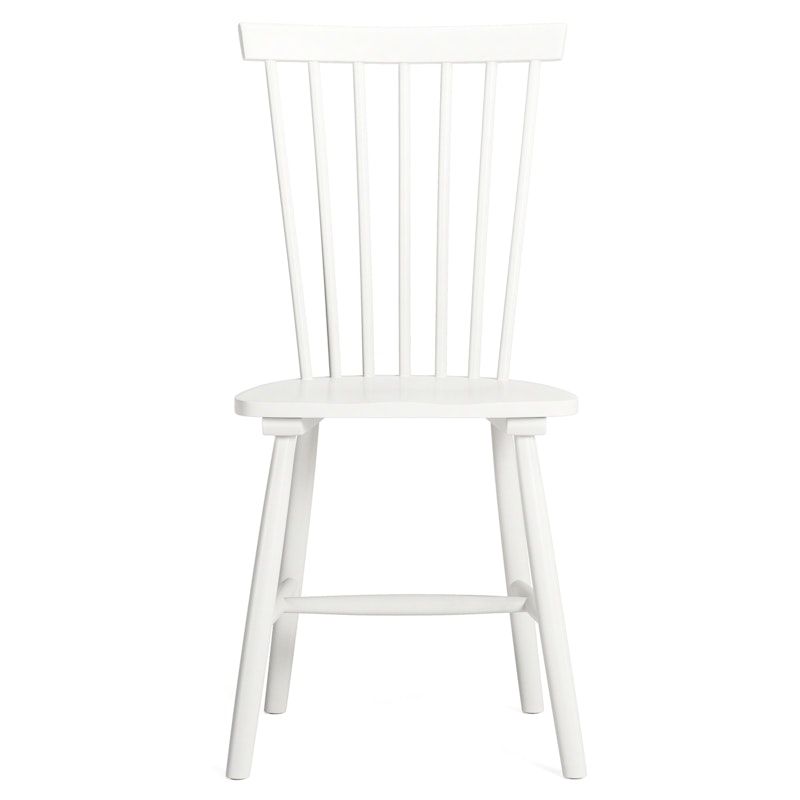 Wood H17 Windsor Chair, White