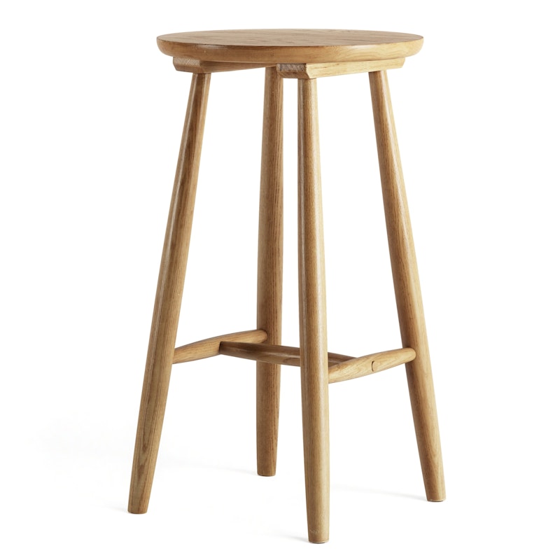 Wood H23 Barstool, Oak