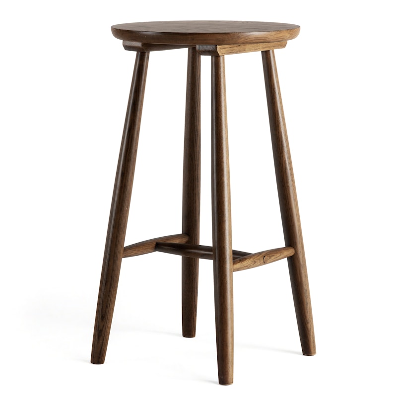 Wood H23 Barstool, Dark Oak