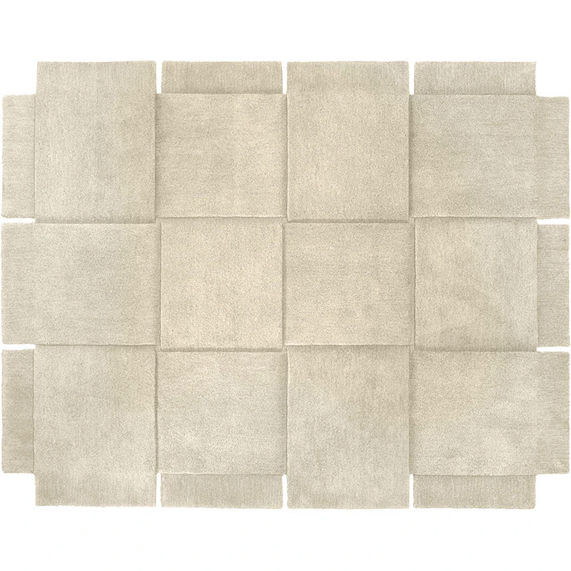 Basket Rug Beige, 185x240 cm