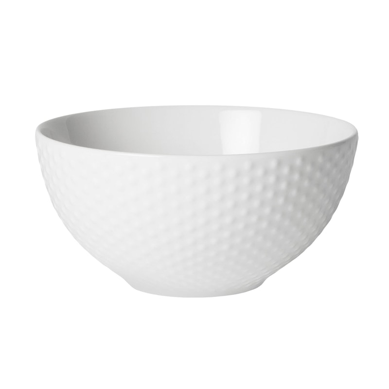 Blond Soup Bowl, White Dot