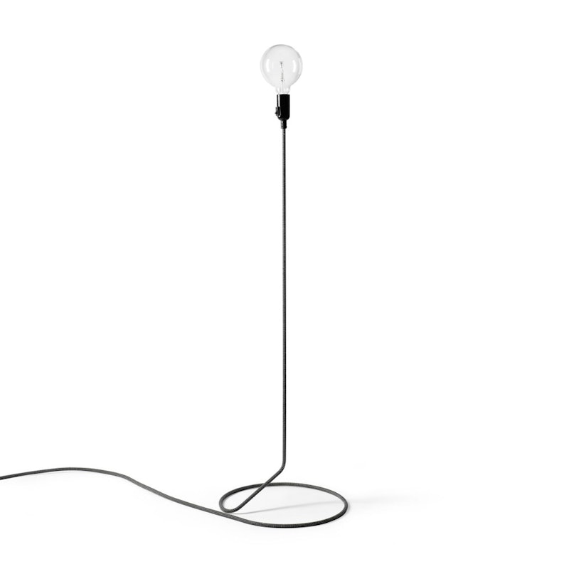 Cord Floor Lamp Black/White