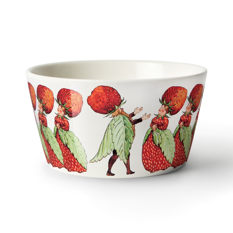 Elsa Beskow Bowl 50 cl, Strawberry Family