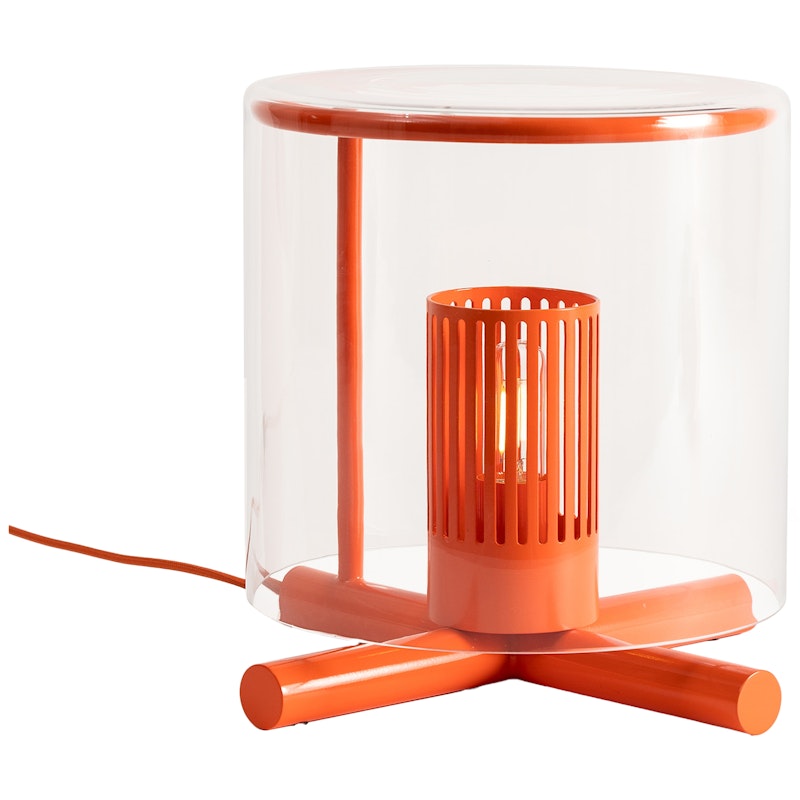 Fireplace Table Lamp, Orange