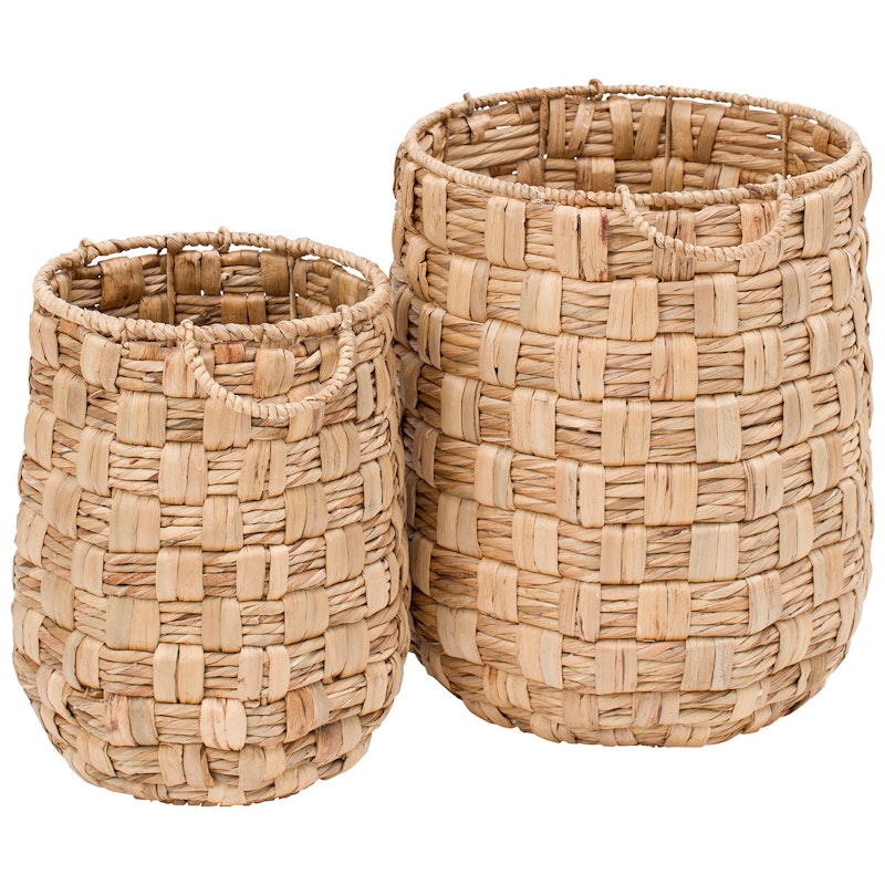 Lily Set With 2 Baskets, Natural