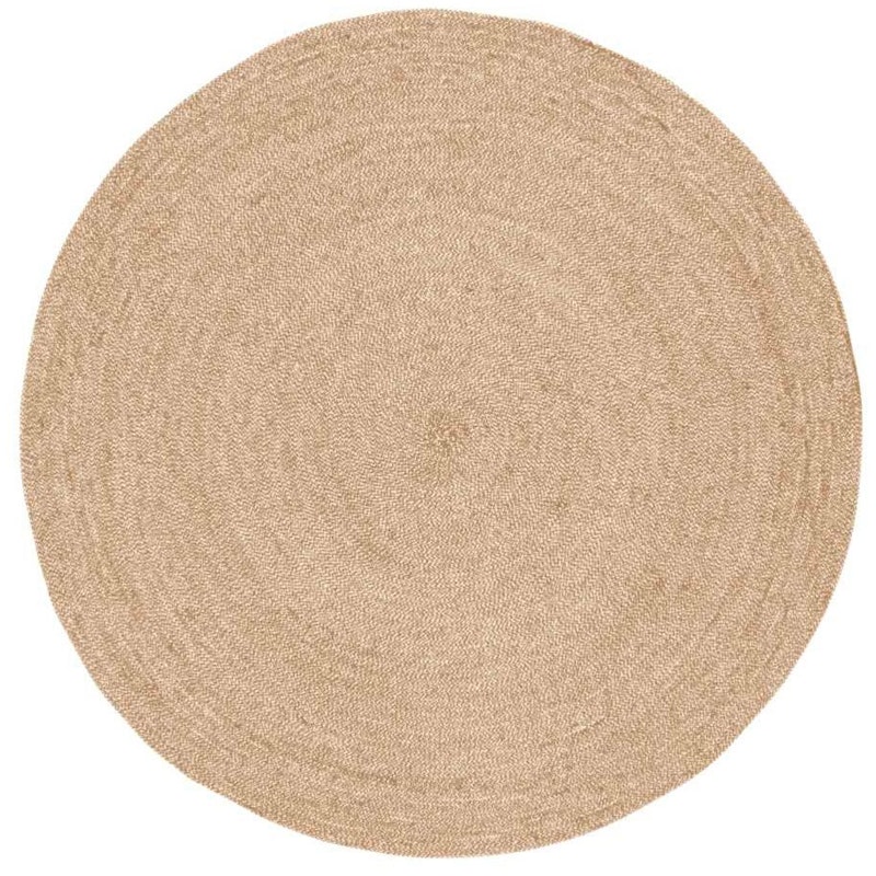 Ella Rug 125 cm, White/Natural