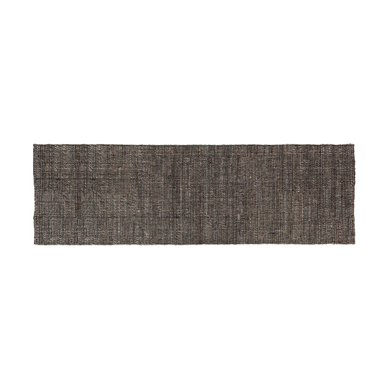 Filip Rug 80x250 cm, Black Melange