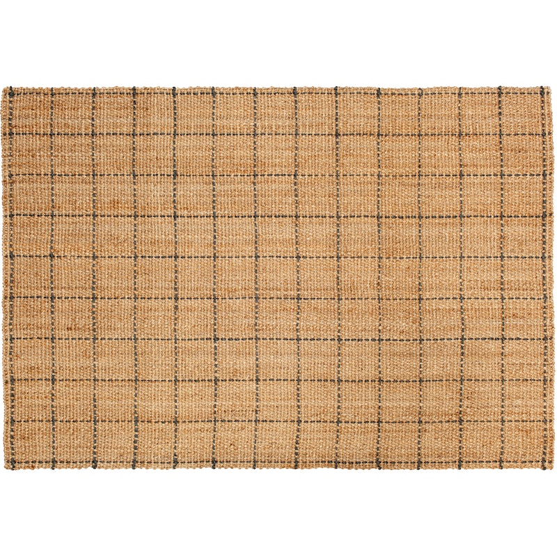 Freja Rug Checked Natural, 160x230 cm