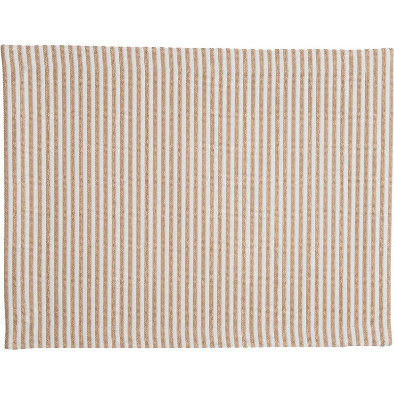 Narrow Stripe Placemat 35x45 cm, Beige
