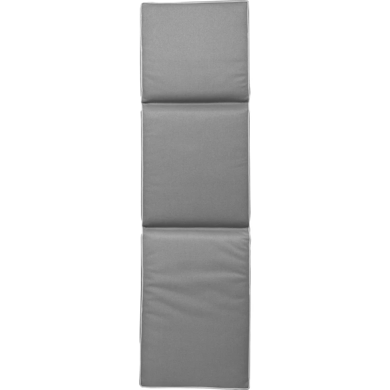 Plain Sunbed Cushion 50x186 cm, Grey