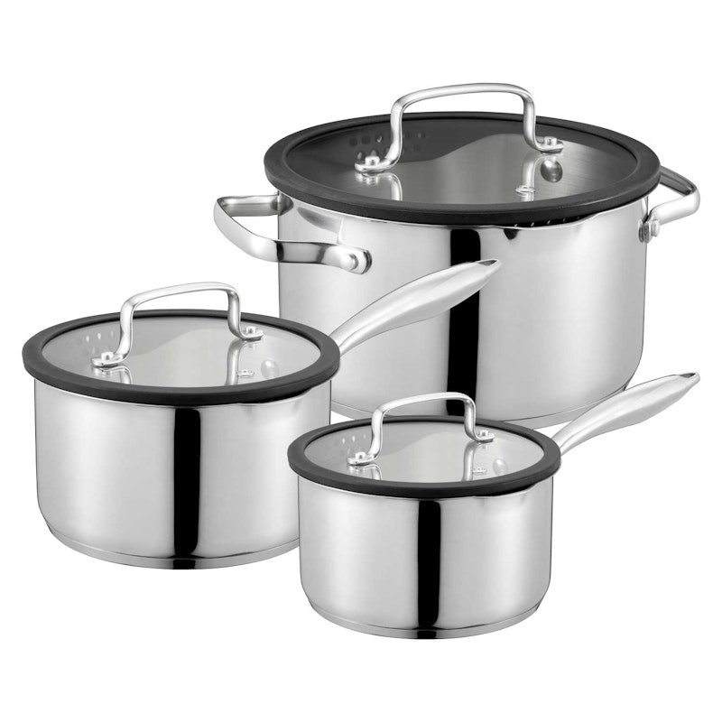 Karla Saucepan Set, 3 Pieces