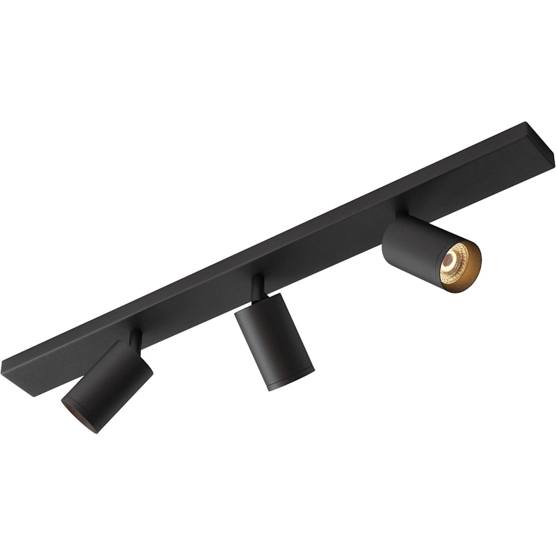 Canspot 57 Triple Bar Spotlight, Black / Brass