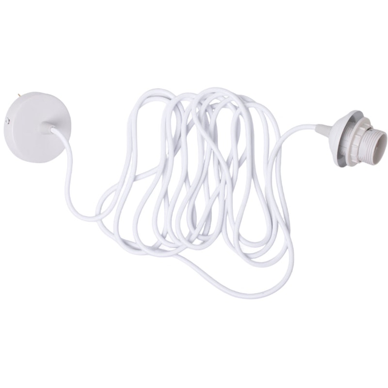 Edgeform Cord Set For Pendant With Canopy 500 cm, White