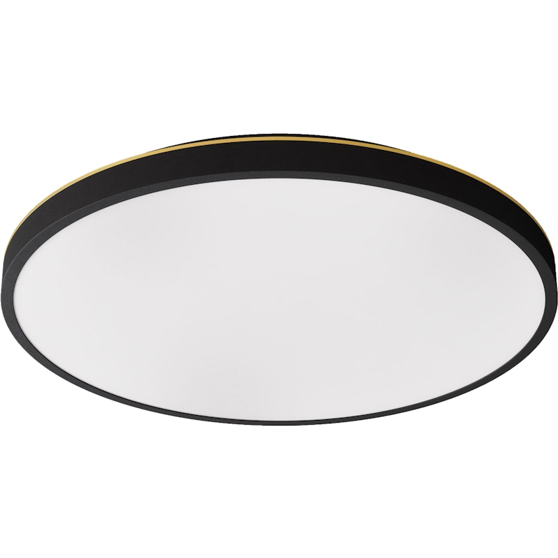 Plafon 45 Wall/Ceiling Lamp, Black / Brass