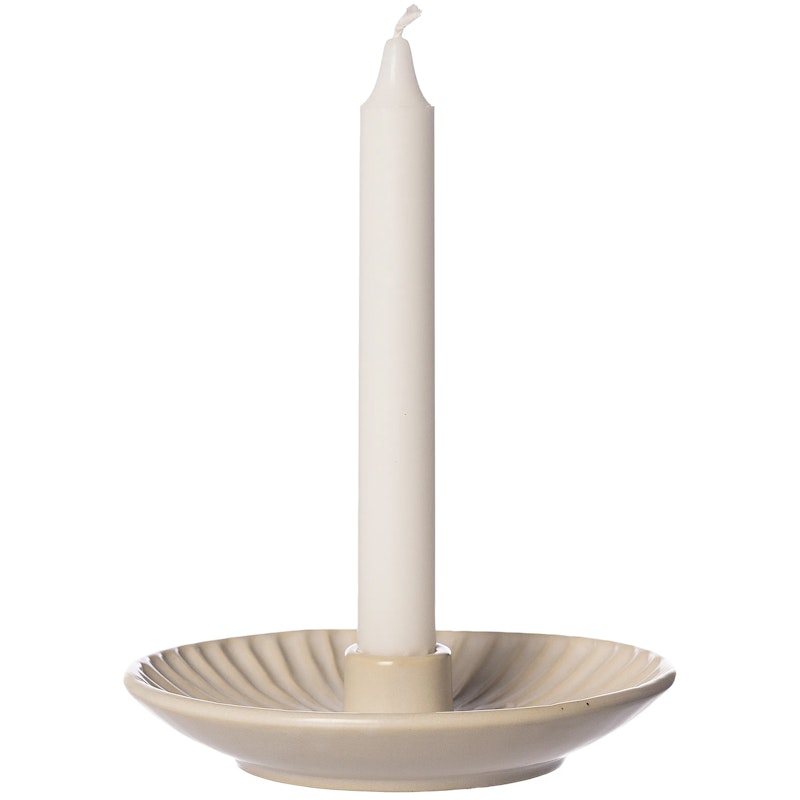 Candle Holder Ø16, Natural White