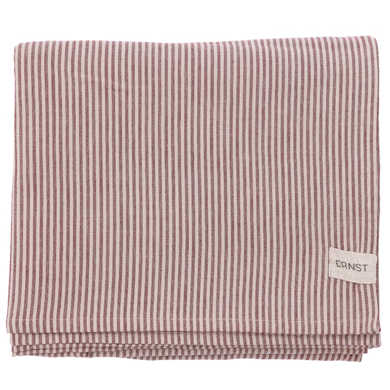 Table Cloth Striped 145x300 cm, Red