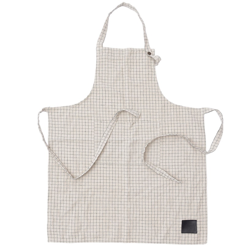 Apron Checked, Beige/Black